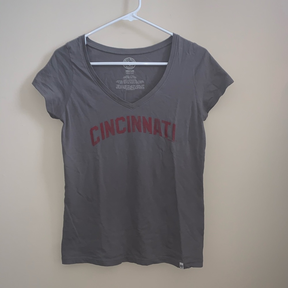 Grey Cincinnati T-shirt (vneck)